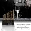 13Pcs Twisted Drill Bit High Speed Steel HSS CO Straight Handle M35 Drilling Tool