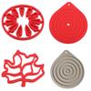 Silicone Heat Resistant Coaster Set For Kitchen And Dining Room Use