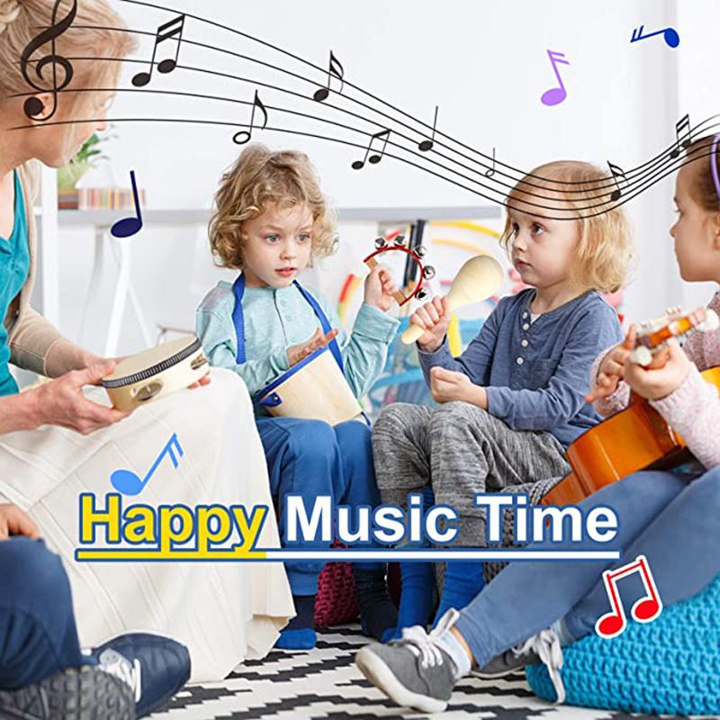 Wooden Music Set Percussion Kids Musical Instruments Unique Play Toddler Musical Instruments for Kids Musical