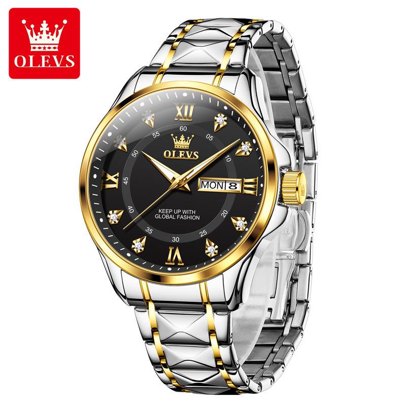 

Мужские кварцевые водонепроницаемые часы Olitis - Простой, повседневный, цельный дизайн