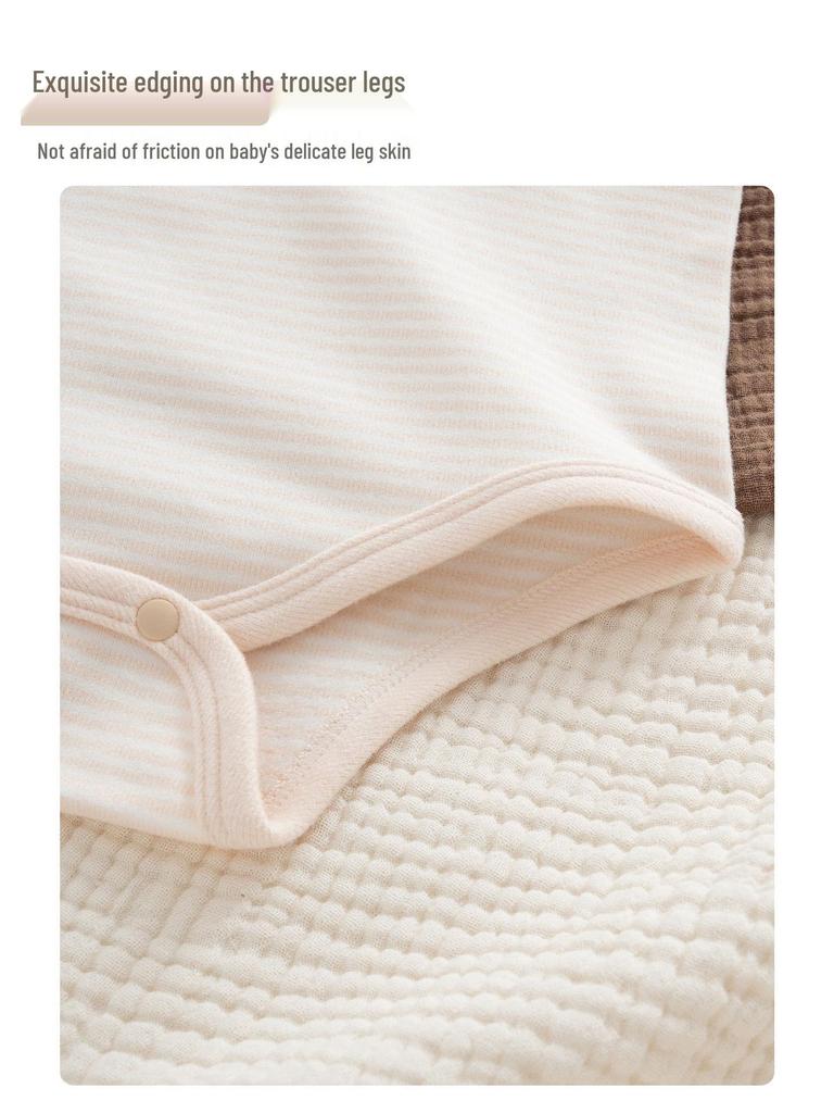 Warm Baby Bodysuit - Autumn/Winter Long Sleeve Velvet Romper with High Neck for Boys & Girls