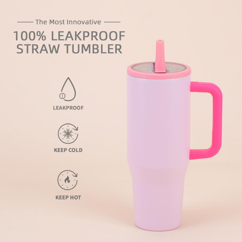40 Oz Vacuum Flask Cup Thermos water Bottle Thermal Mug Large Capacity Stainless Steel Cold and Hot Tumbler Travel Car coffee