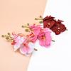 4Pcs/Bundle Home Decoration Accessories Decorative Flowers Wreaths Silk Butterfly Orchid Vases Home Diy Decor Artificial Flowers