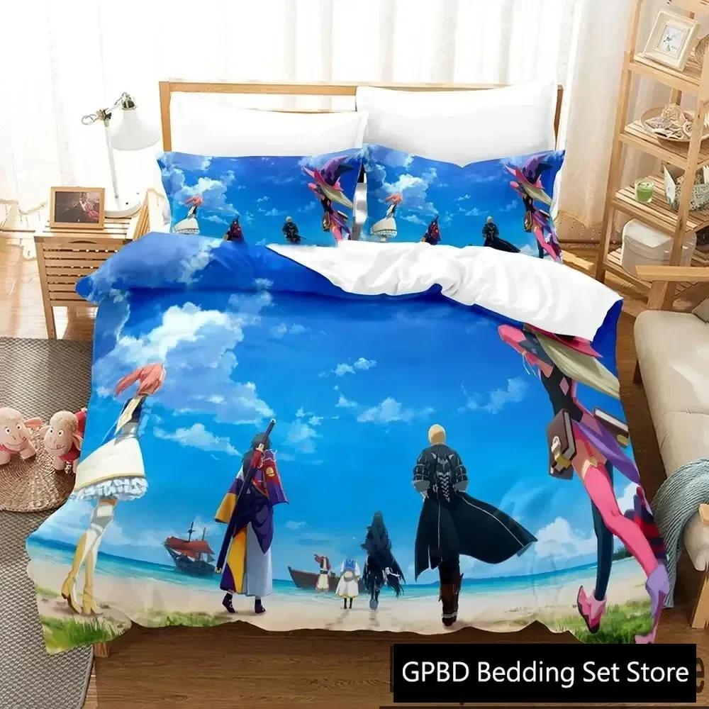 Bettdecke 3D-Druck Tales Of Berseria Bettwäsche-Set Schlafzimmer Weich Modern S Bequem Kinder Und