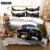 Ložní prádlo do auta 3dílné Digitální tisk Kreslený Plátnová vazba Řemeslo Pro Severní Ameriku a Evropu Ložní souprava Queen