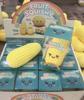 Crunch Fruit Squishy Crunch Sound Butter Stick Soap apple Mangosteen Peanut Pitaya Grape Crispy Building-Block Fidget Toy