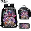 Hell Inn Hazbin Hotel Student School Bag High Value Leisure Oxford Ridge Relief Backpack