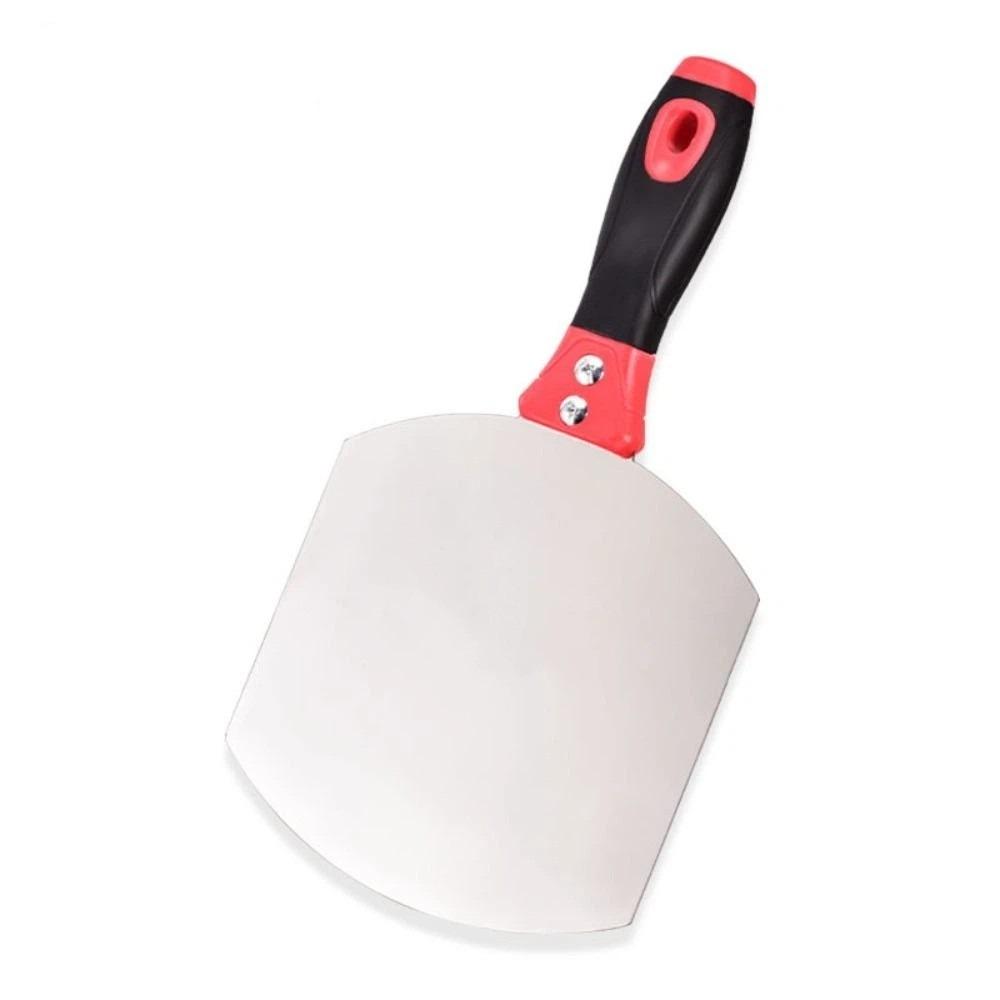 Curved Working Surface Mud Trowel Stainless Steel Putty Spatula  Painter