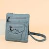 Women's Soft Leather Shoulder Bag Multi-Layer Crossbody Bag