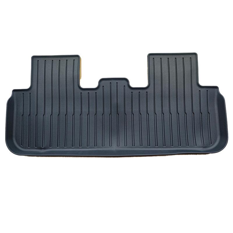 Tesla Model Y Floor & Trunk Mats Set - TPE Full Coverage, Includes Front/Rear and Integrated Backrest Mats