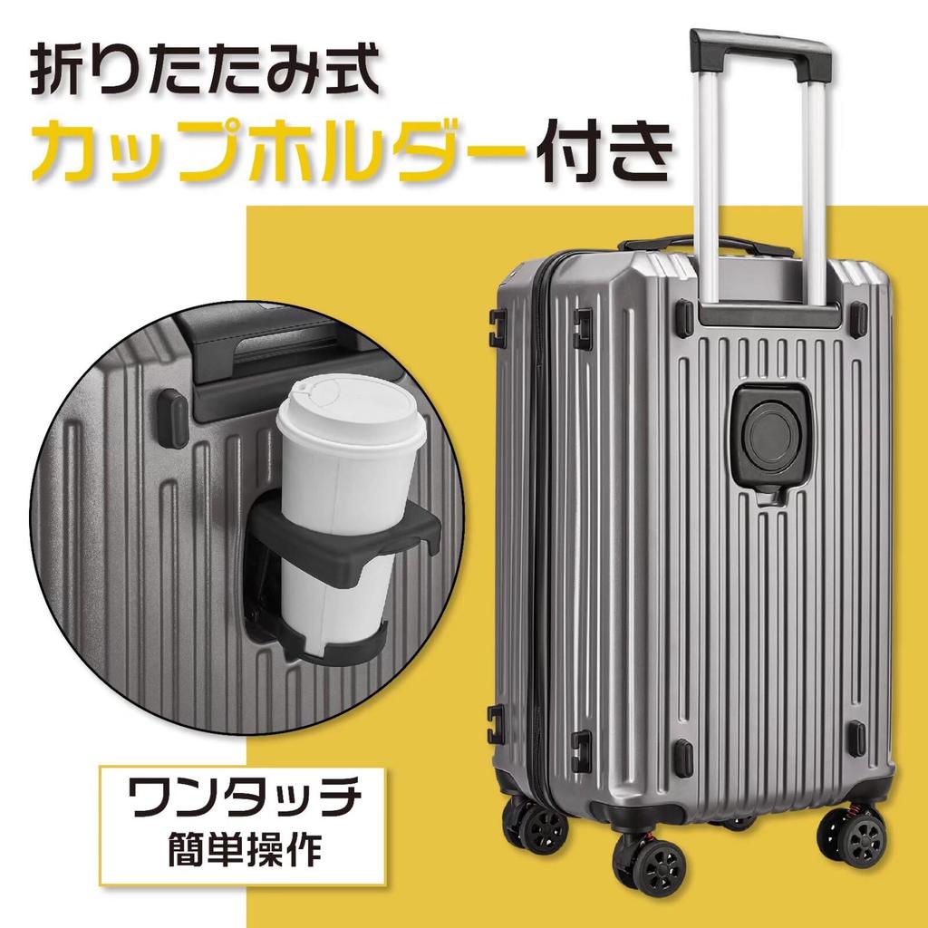 Carry Carry Large Ultra Double 360 Grad TSA Bequemer Reißverschluss Business Inlands- Auslandsreise [JewelAngel] Koffer, Tasche, Etui, Handgepäck,