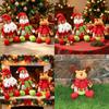 Christmas Plush Decorations With Snowman Santa Reindeer For Home Holiday Decor