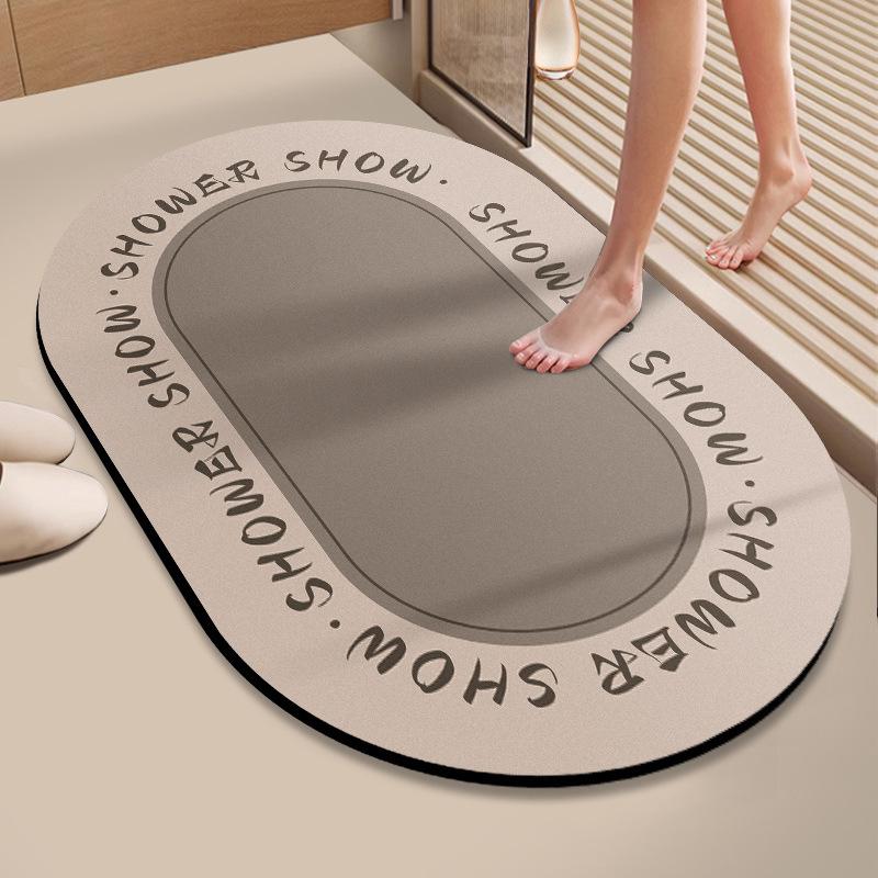 Bathroom Floor Mat Bathroom Non-slip Absorbent Toilet Strong Door Washroom Diatom Mud Quick Drying Mat Carpet Bathroom