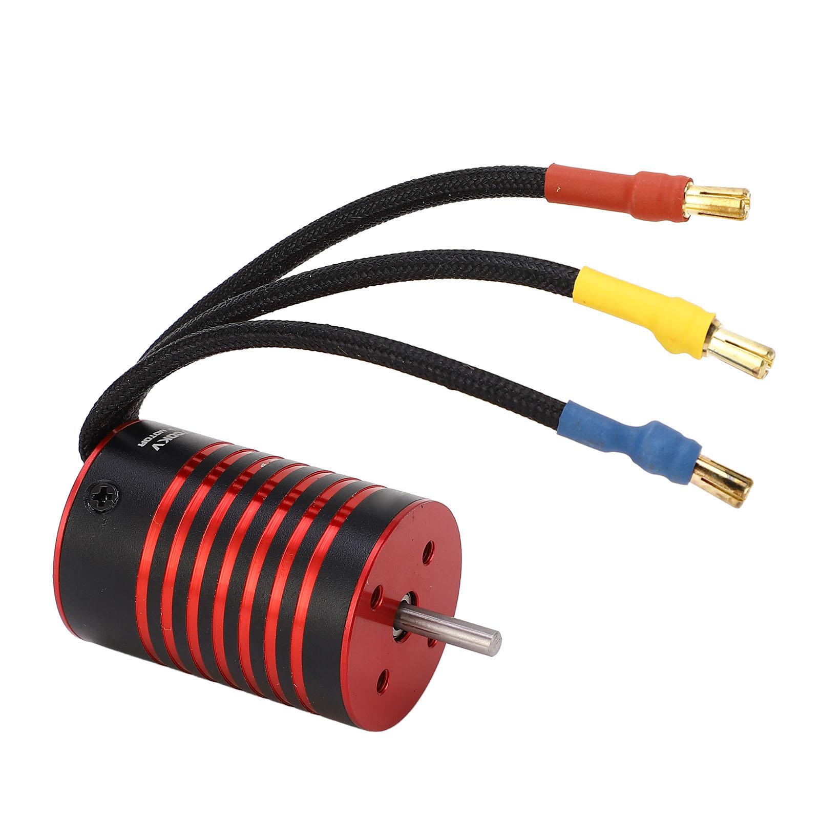 

GTSKYTENCR 2838 Безщітковий двигун 4 полюси RC Безщітковий двигун для 114 116 RC Автомобільна частина Чорний Червоний