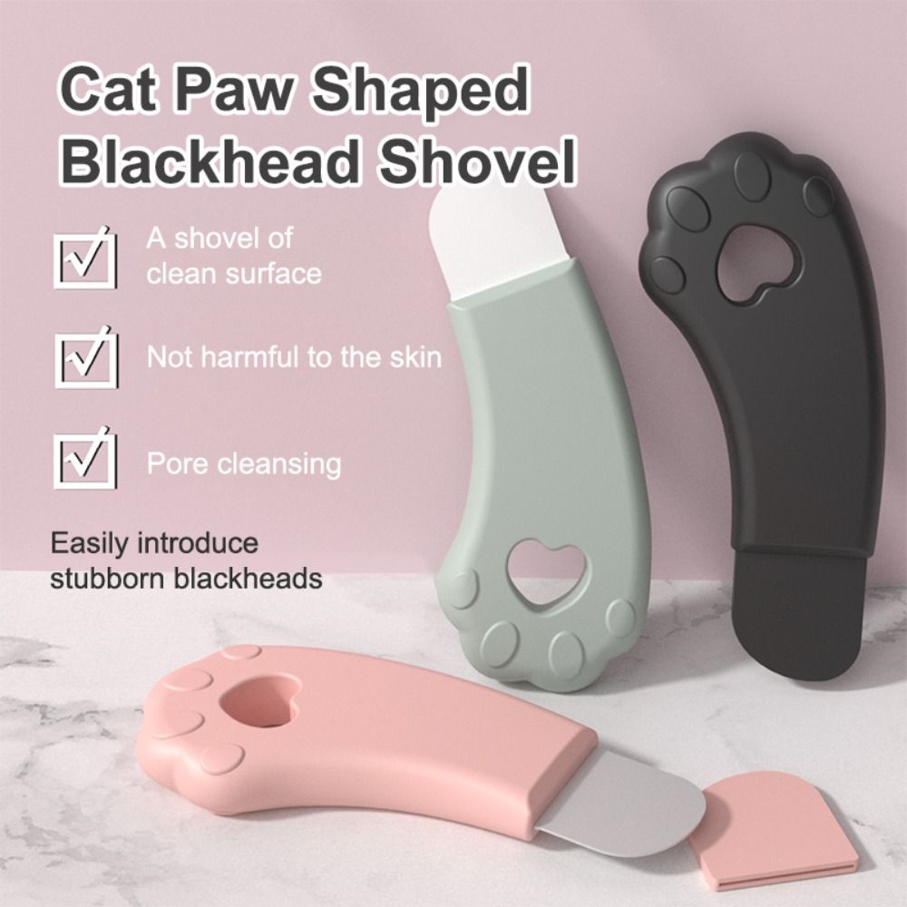 Deep Clean Blackhead Scraper Cat's Paw Shape Sebum Remover  Beauty Care Tool
