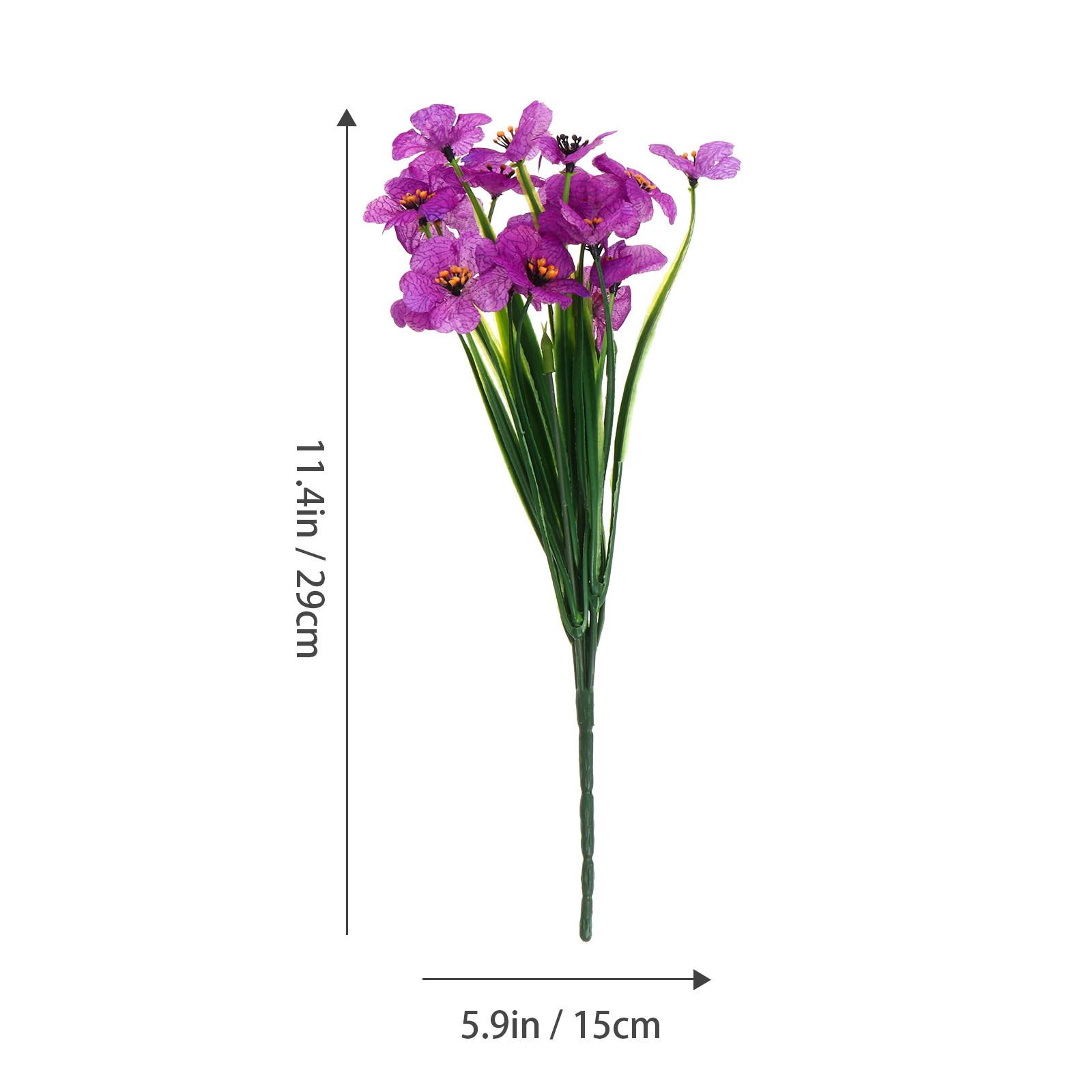 

1Set Artificial Violets Realistic Fake Flower Arrangement Elegant Table Setting Decor Simulated Flower Artificial Violet фиолетовый