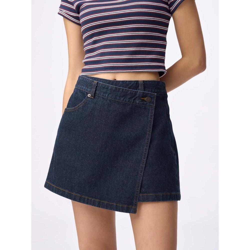 GU by Uniqlo Denim Wrap Skirt