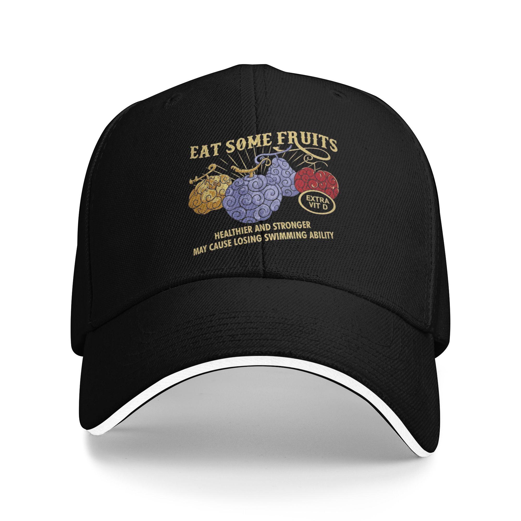 Ope Ope no Mi Devil Fruit Baseball Cap Fashion one piece Sandwich Caps Men Women Breathable Sun Hat Outdoor One Size