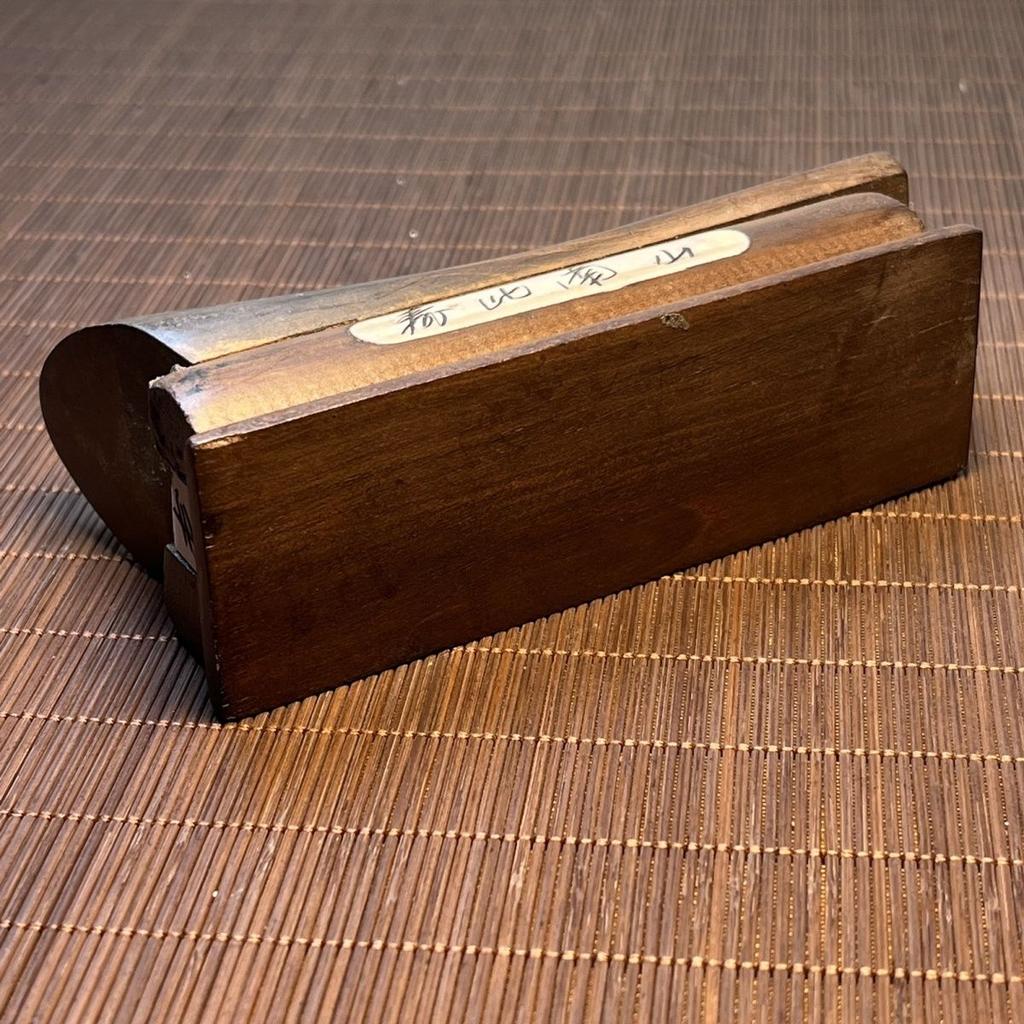 Old collection antique old-fashioned Chinese style camphor wood inlay carving promotion and fortune