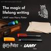 Lamy Nexx Harry Potter Hufflepuff Fountain Pen Special Edition with House Engraving Steel Medium Line Width Aluminum Body T10 Blue Ink Cartridge - -