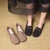 Casual Work Shoes, Flat Mom Shoes, Summer 2025 New Comfortable and Breathable Old Beijing Cloth Shoes for Women