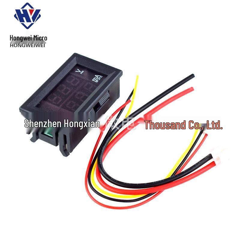 

DC0-100V 1A Red LED Digital Ammeter Voltmeter Panel Display
