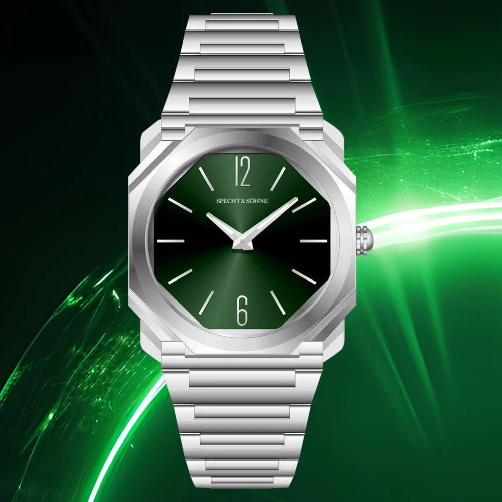 2026 New Hot Selling 38MM Specht & Söhne Quartz Watch For Men Ultrathin 316L Stainless Steel Watches Sapphire Crystal Waterproof