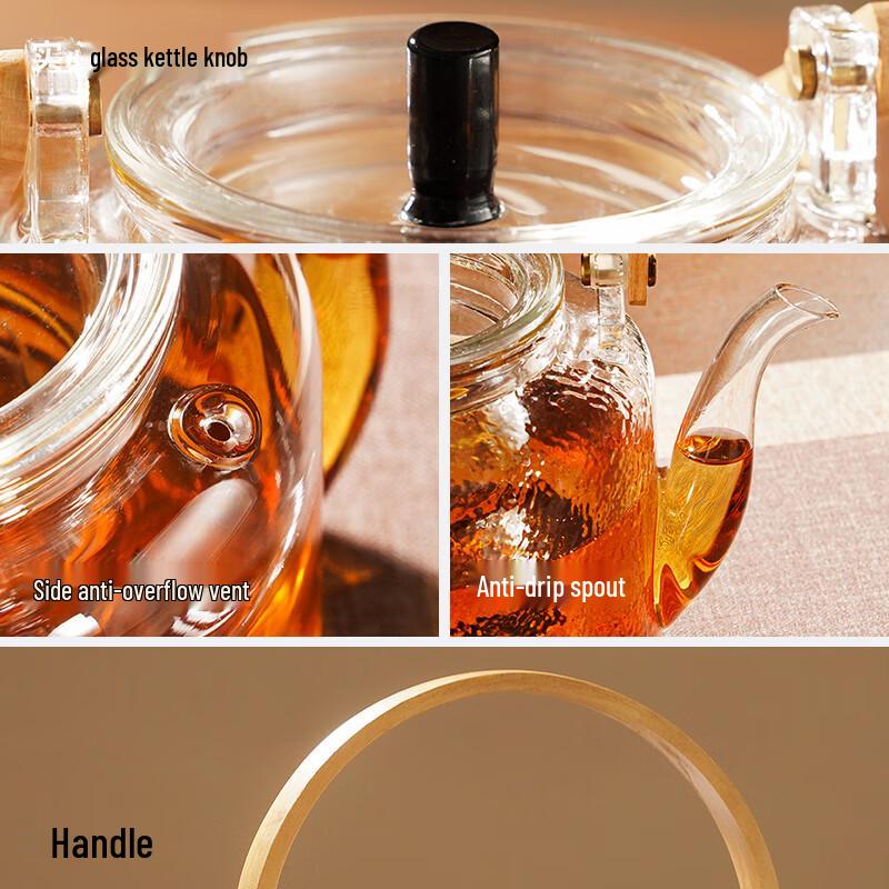 Handmade Heat-Resistant Glass Teapot