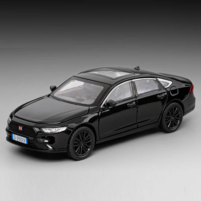 1/32 Metal Honda Accord Models Cars Toys Wheel Pull Back Diecasting Vehicle 6 Doors Can Opened Car for Kids Children's Day Gifts