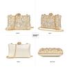 Evening Bag Clutch Purses For Women Rhinestones Purse Sparkling Party Shoulder Handbag Wedding Bag With Chain
