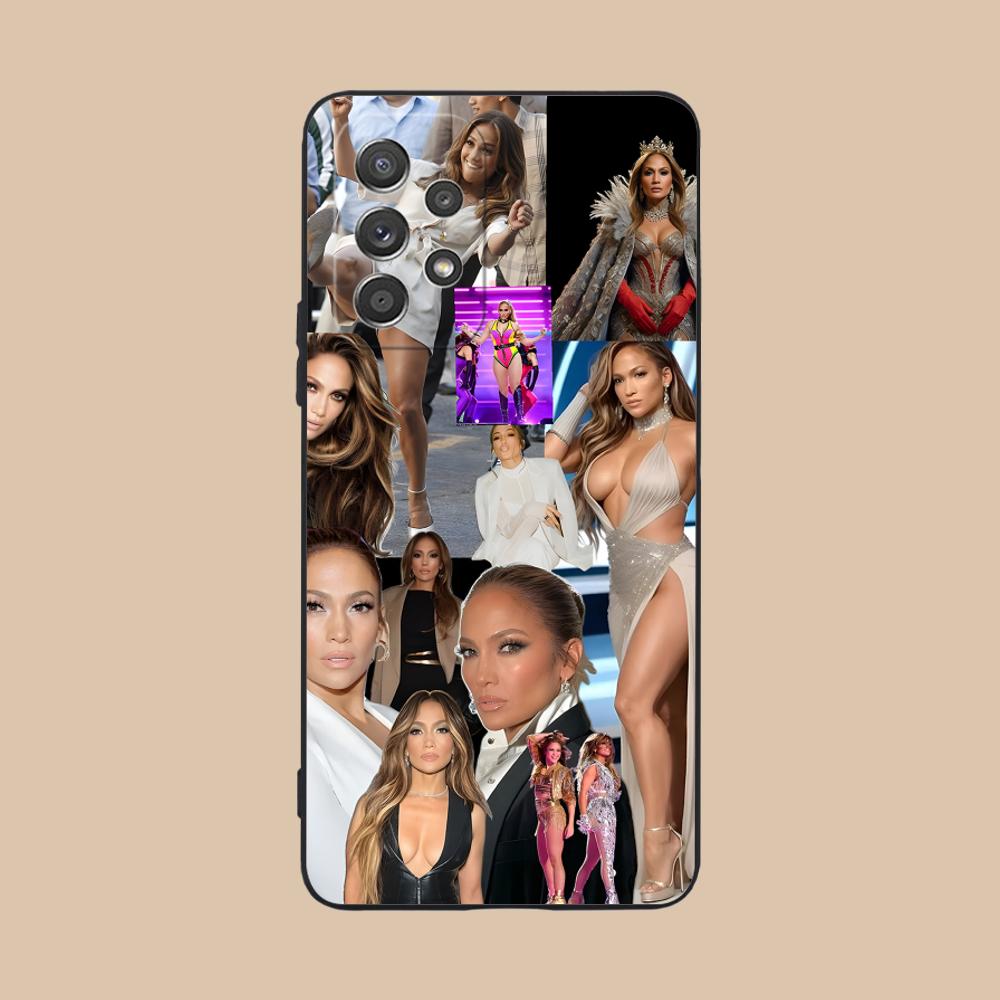 Jennifer Lopez Mobile Cell Phone Case for Samsung Galaxy M55 54 42 35 34 33 32 23 22 15 14 13 12 F55 5G Colorful Cover Pretty
