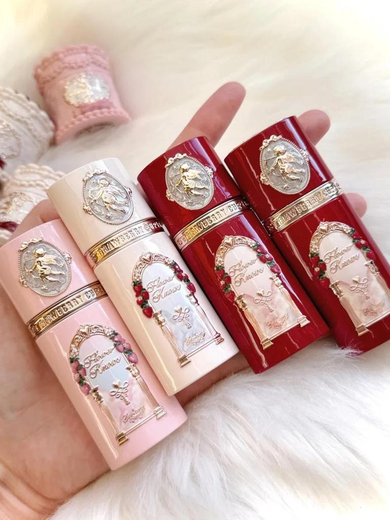 Flower Knows Strawberry Cupid Liquid Blush Long-lasting Moisturizing Easy Makeup Blush Creamy Liquid Blusher