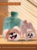 Rongshida Hot Water Bottle, Water-Filled Warm Water Bag for Girls' Dormitory, Hand Warmer, Hot Compress for Stomach, Foot Warmer, Cute Plush Cover