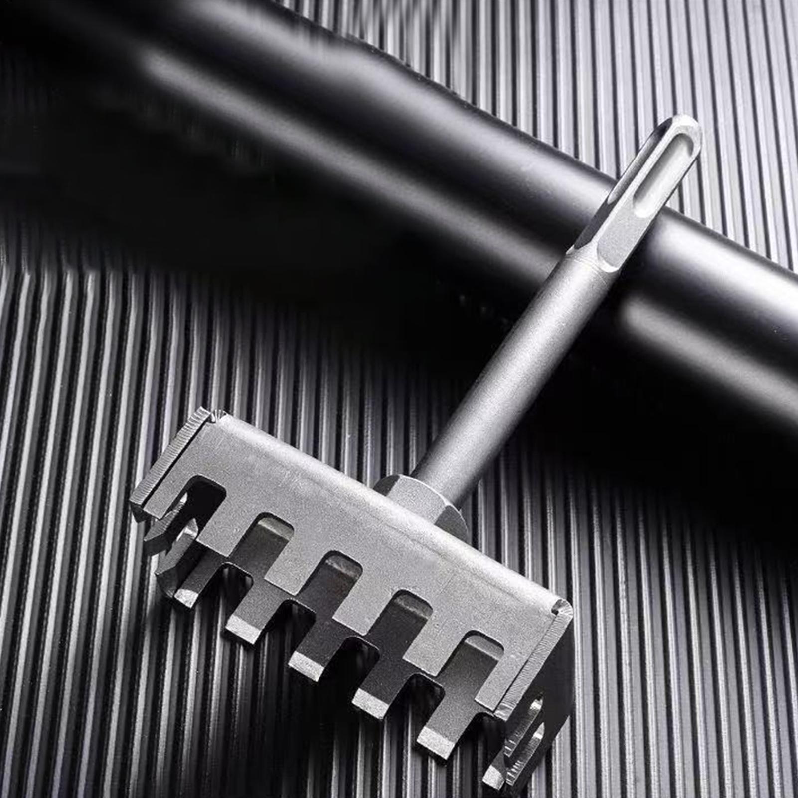 Square Hole Cutter for Electrical Box Socket Slot Cutter Stainless Steel Square Hole Puncher Creative Junction Box Cutout Saw argento