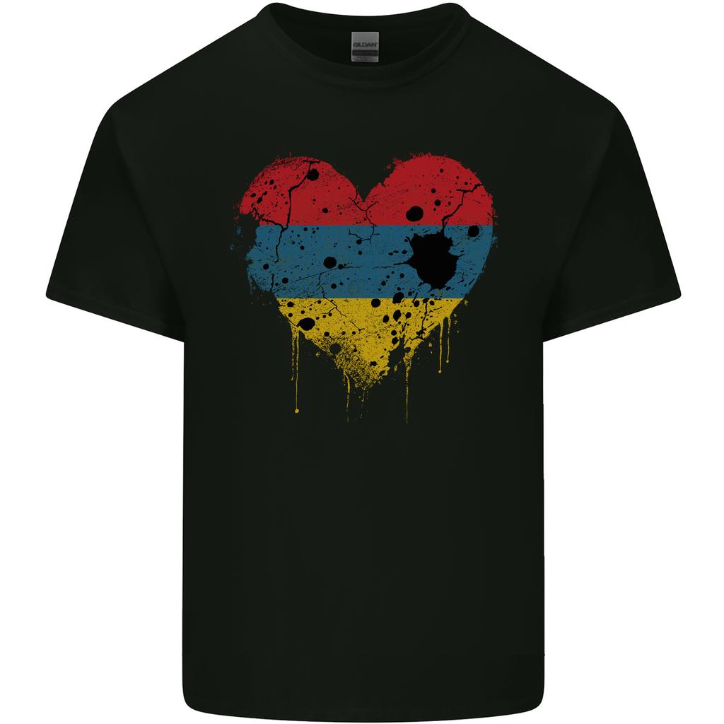 Love ArUnisexia Flag ArUnisexian Day Football Unisexs Light Cotton Tshirt