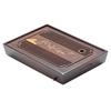 Chinese Style Rectangular Bamboo Tea Tray with Embedded Drainage