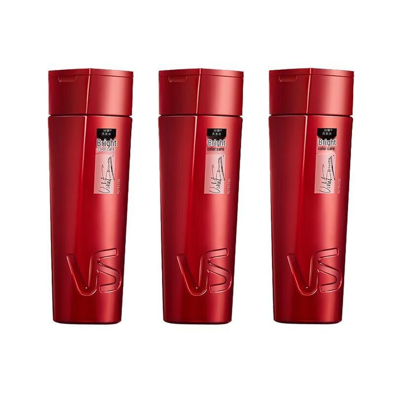 VS Sassoon Radiant Color Care Shampoo & Smooth Conditioner Set (200G, 3-Pack)