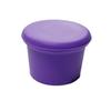Customizable Silicone Wine Bottle Stopper - Red, Round Cap & Seal
