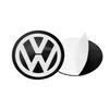 4 Pezzi 56mm Adesivi Ruote Auto Tappo Centrale Mozzo Emblema Auto Badge Decalcomania Per Volkswagen GTI R-Line R Polo T5 Golf Passat Scirocco