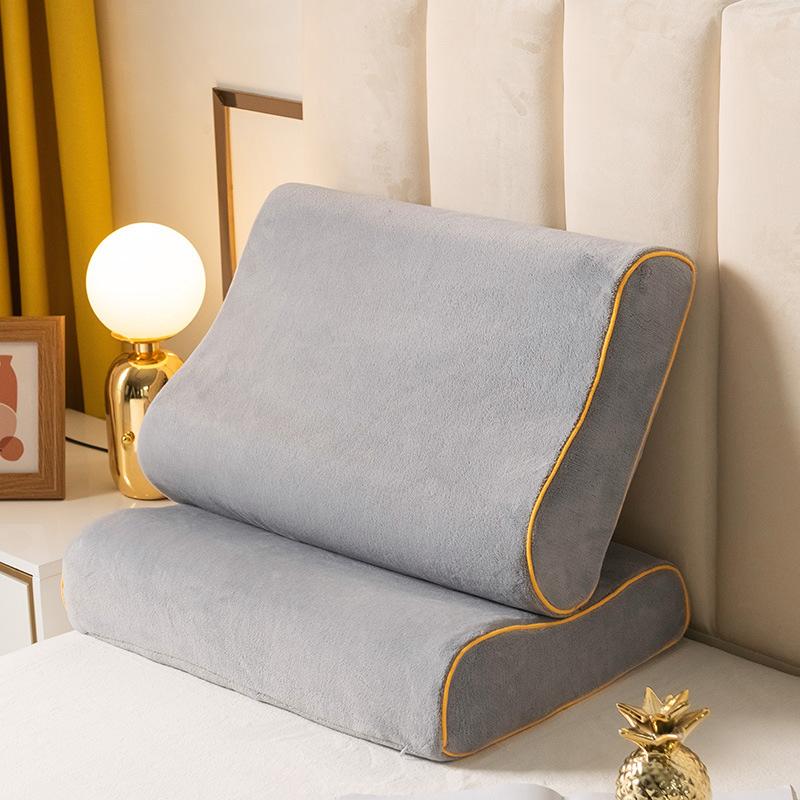 1PC Pillowcase Comfortable Pillow Cover Warm Pillow Case Memory Neck Pillow Milk Velvet Soft Pillow Towel Sleeping Skin-friendly