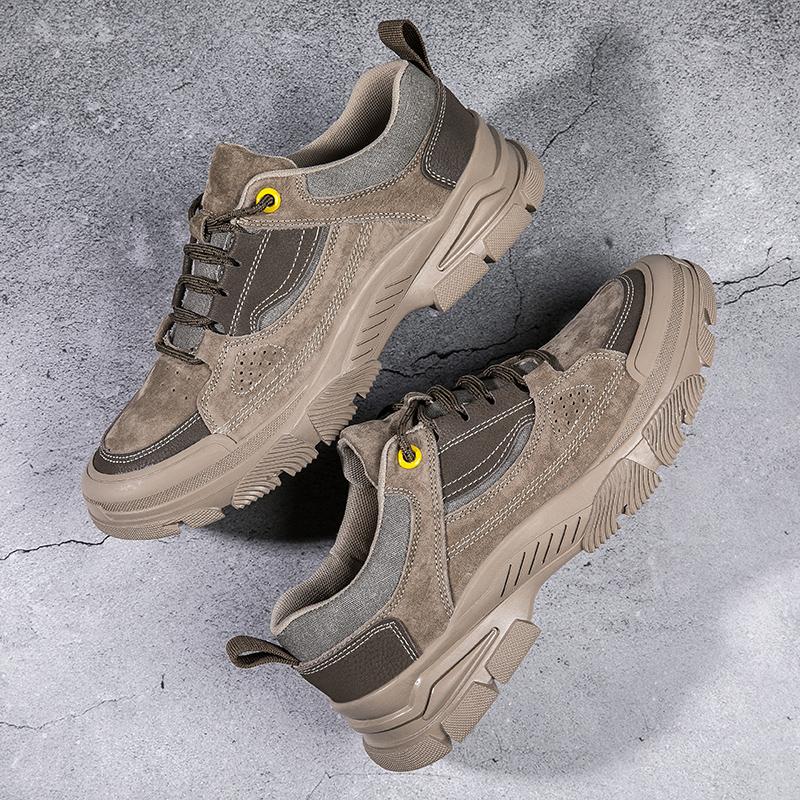 High Quality Brand Men's Outdoor Hiking Shoes Anti Slip Thick Soled Men's Trendy Sports Shoes Winter Cotton Shoes Free Delivery