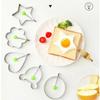 Egg Ring Molds for Cooking 5 Pack Griddle Egg Rings Stainless Steel Egg Cooking Rings Heart Flower Star Micha Round Pancake Mold