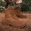 TUINANLE Men Climbing Boots Non Slip High Tops Platform Training Shoes Male Zipper Hiking Shoes