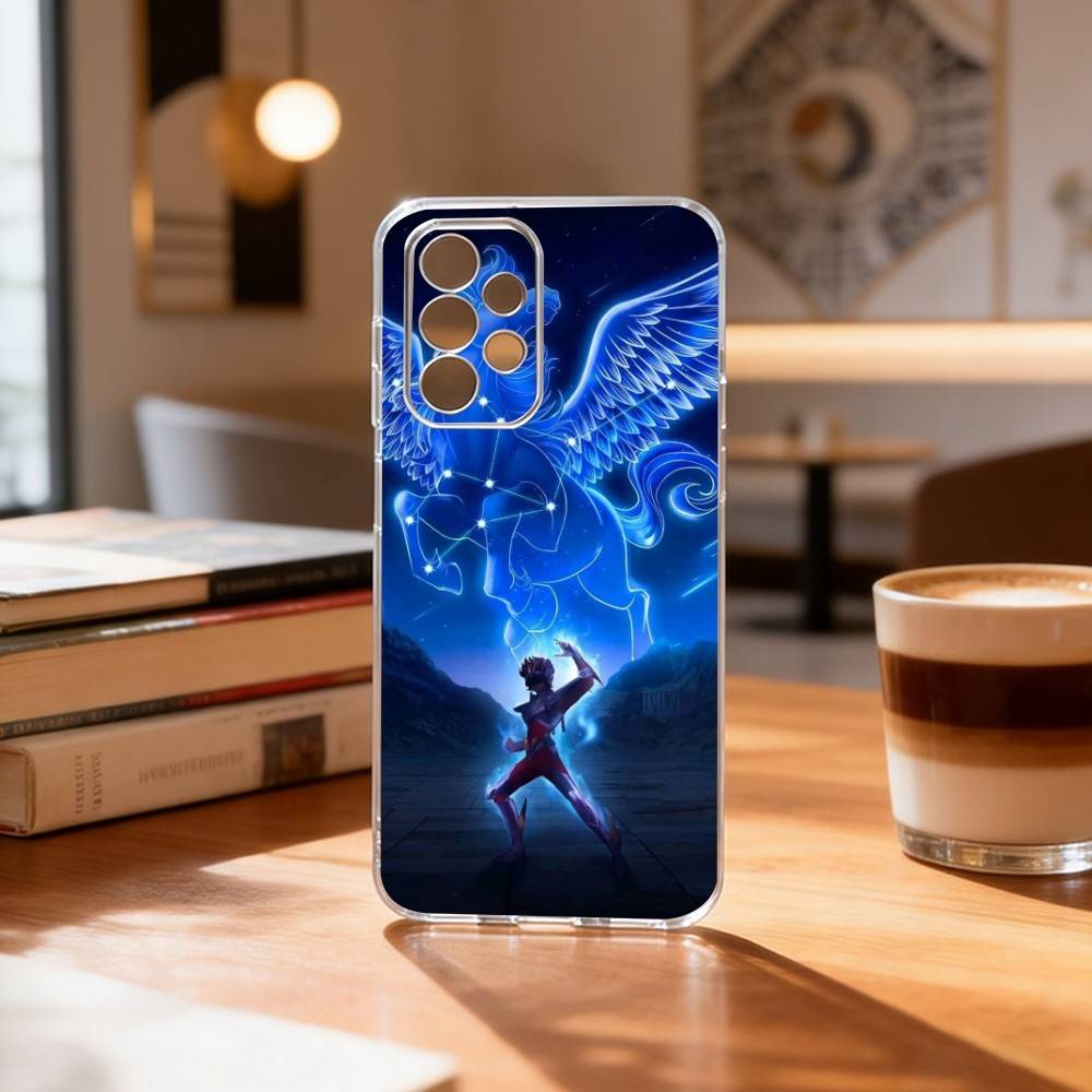 

Saint S-Seiya K-Knights Phone Case Transparent Silicone Soft For Samsung S25,S24,S21,S22,S23,S30,Ultra,S20,Plus,Fe Samsung S21plus