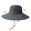 Summer Large Wide Brim Men Women Fisherman Hat Outdoor Waterproof UV Protection Sun Cap Hiking Fishing Climbing Bucket Hats