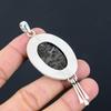 Sterling Silver Oval Honey Dendrite Opal Stone Daughter Birthday Pendant Jewelry