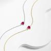 Romantic Rose Red Zircon Heart Bracelet 925 Sterling Silver Link Chain Bracelet for Women Fine Jewelry Accessories