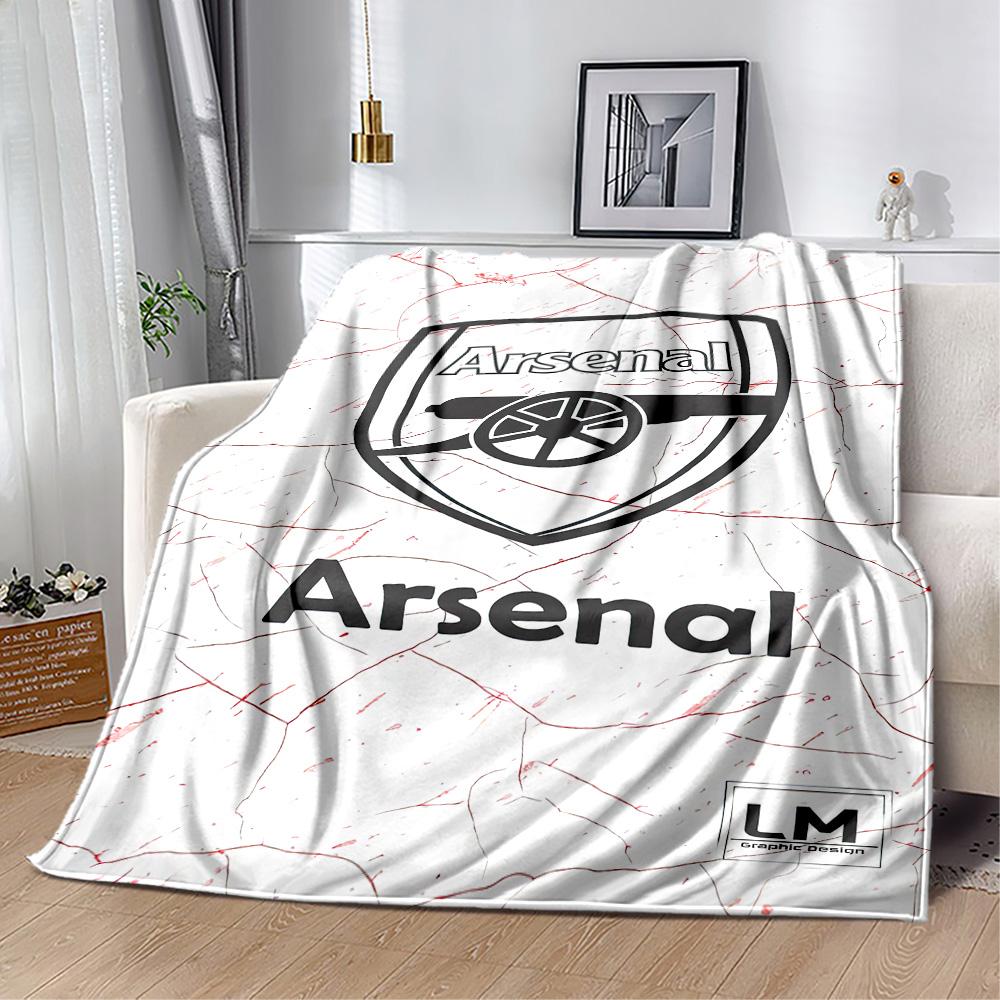Arsenal Decke Weich Warm Gemütlich Geeignet für Bettwäsche Meeresufer Sofa für Alle Jahreszeiten Modern Bestes Feiertagsgeschenk für Freunde Familie