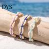 Natural Shell Jewelry for Vacation Handmade Seashell Bracelet, Boho Beaded Adjustable Flexible Rope Bracelets All Sizes Woven String Bracelet