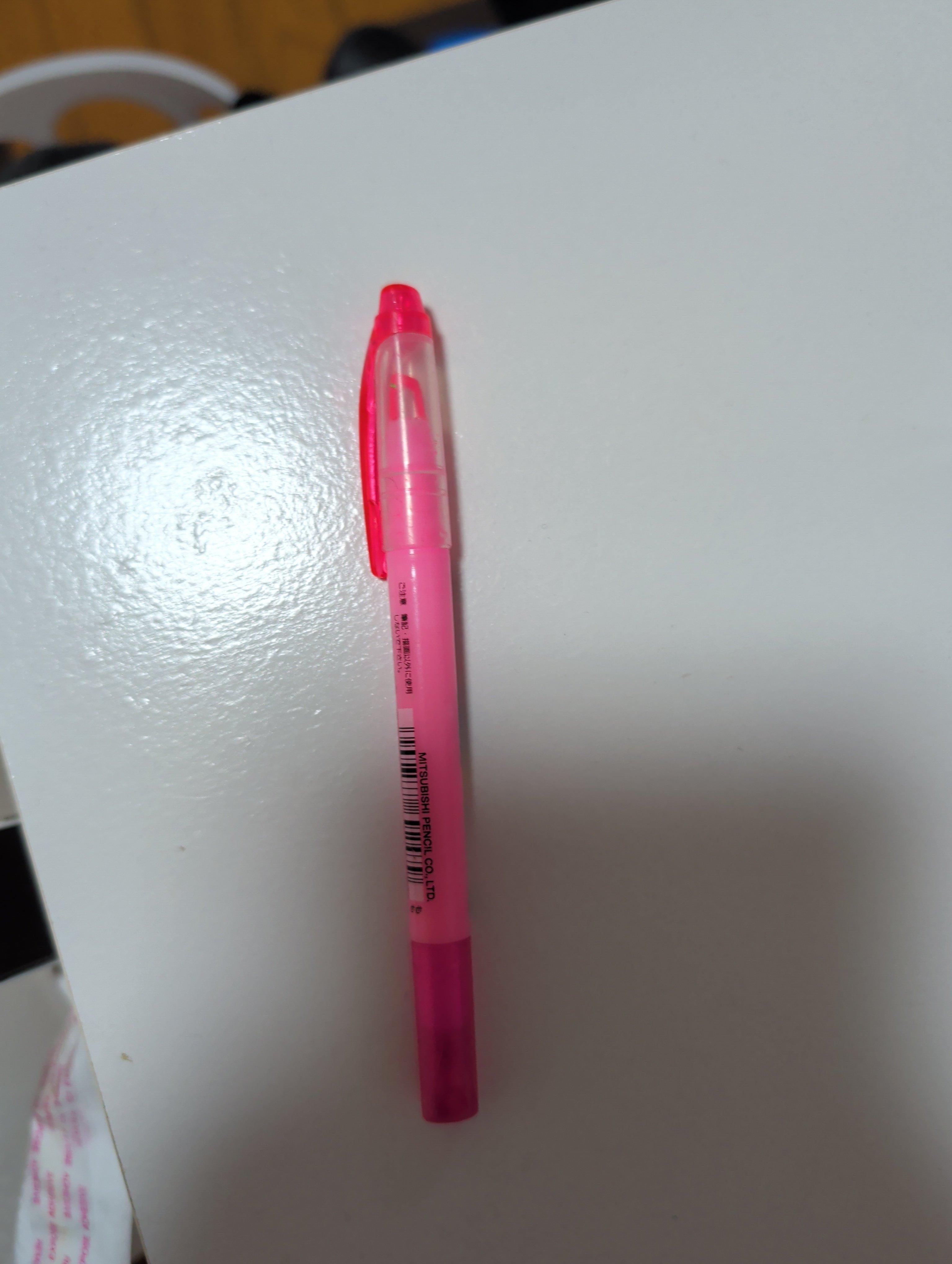 

Mitsubishi Uni Propus Window Highlighter Pen Pink Single Marker Japan Stationery